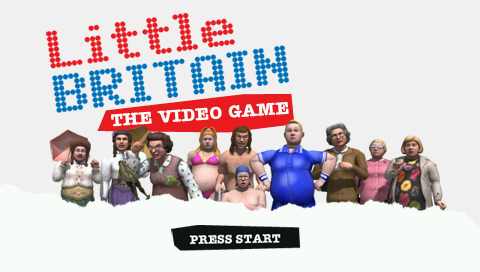 Little Britain : The Video Game — Title screen