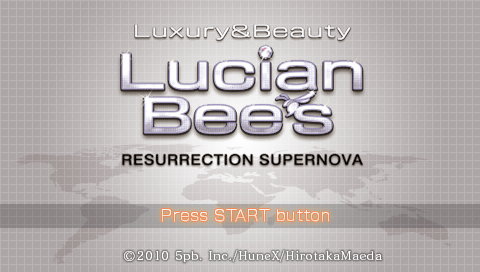 Lucian Bee's Resurrection Supernova — Title screen