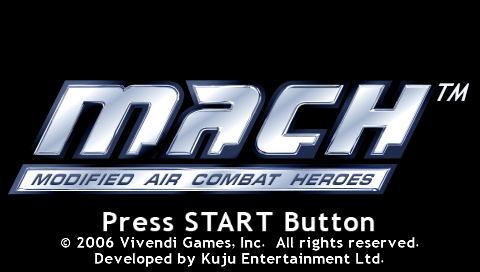 M.A.C.H. : Modified Air Combat Heroes — Title screen
