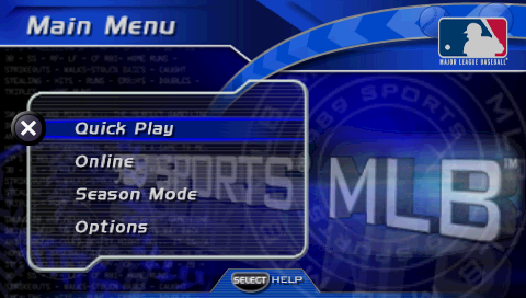 MLB — Title screen