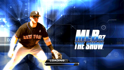 MLB 07 : The Show — Title screen
