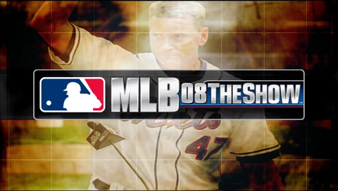 MLB 08 : The Show — Title screen