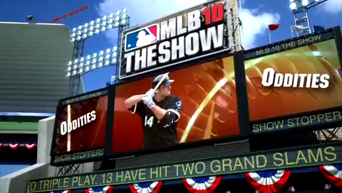 MLB 10 : The Show — Title screen