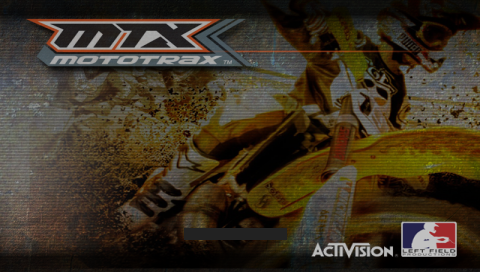 MTX Mototrax — Title screen