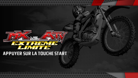 MX vs. ATV Extreme Limite — Title screen