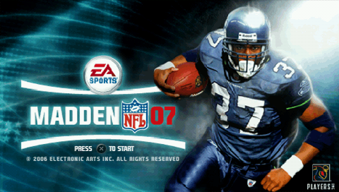 Madden NFL 07 — Title screen