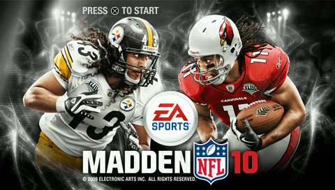 Madden NFL 10 — Title screen