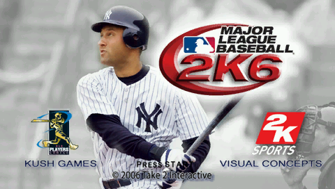 Major League Baseball 2K6 — Title screen
