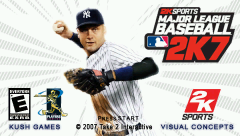 Major League Baseball 2K7 — Title screen