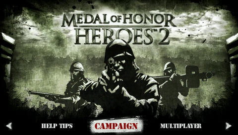 Medal of Honor : Heroes 2 — Title screen