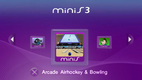 Mega Minis Volume 3 — Title screen