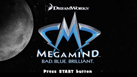 Megamind : The Blue Defender — Title screen