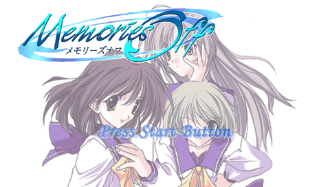 Memories Off — Title screen