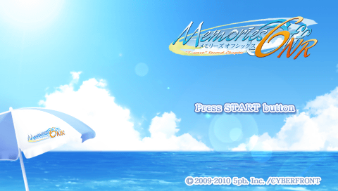Memories Off 6 : Next Relation — Title screen