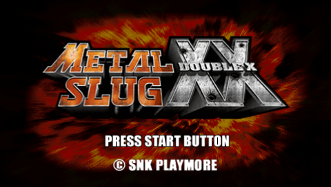 Metal Slug XX — Title screen