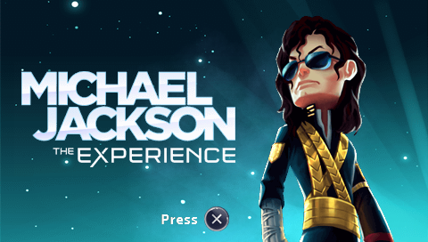 Michael Jackson : The Experience — Title screen