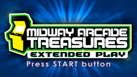 Midway Arcade Treasures : Extended Play — Title screen