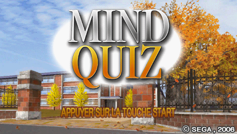 Mind Quiz — Title screen
