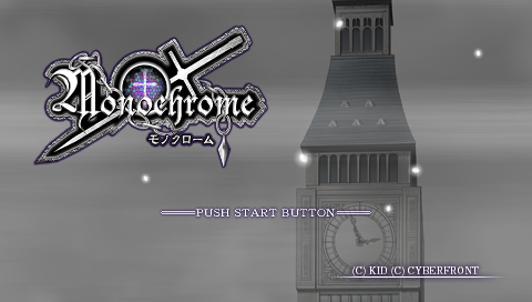 Monochrome — Title screen