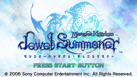 Monster Kingdom : Jewel Summoner — Title screen