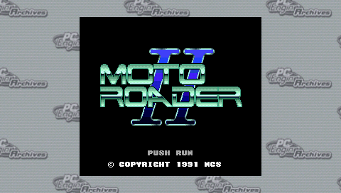 Moto Roader 2 — Title screen