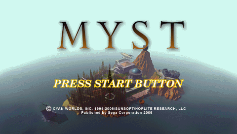 Myst — Title screen