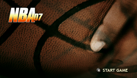 NBA 07 — Title screen