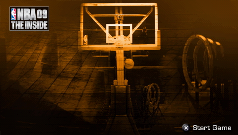 NBA 09 : The Inside — Title screen