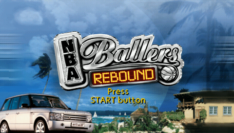 NBA Ballers Rebound — Title screen