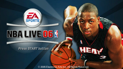 NBA Live 06 — Title screen