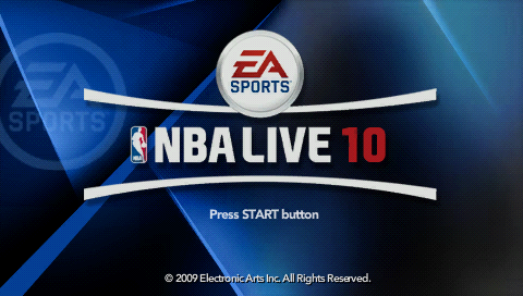 NBA Live 10 — Title screen