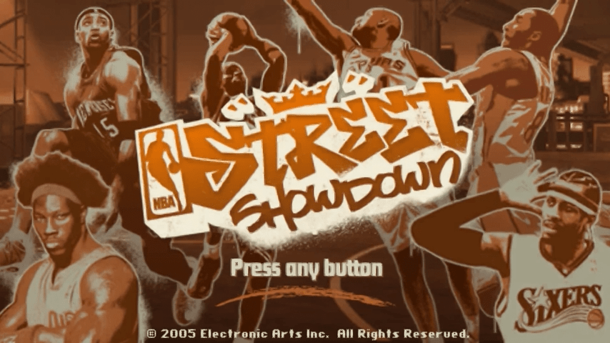 NBA Street Showdown — Title screen