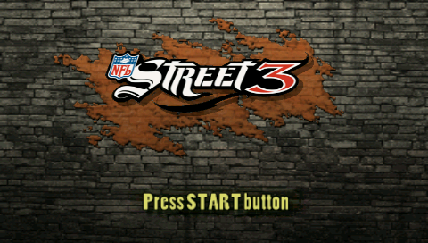 NFL Street 3 — Title screen