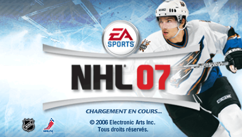 NHL 07 — Title screen
