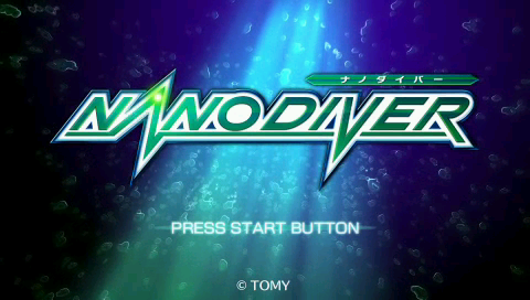 Nano Diver — Title screen