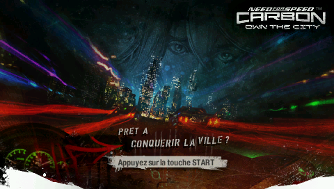 Need for Speed Carbon : Own the City — Title screen