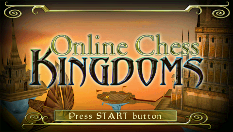 Online Chess Kingdoms — Title screen