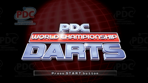PDC World Championship Darts — Title screen