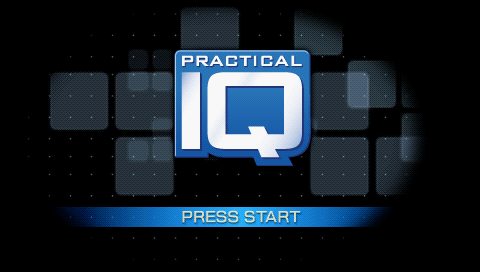 PQ : Practical Intelligence Quotient — Title screen