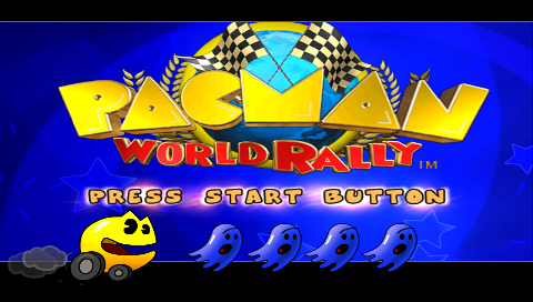 Pac-Man World Rally — Title screen