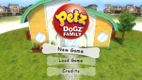 Petz : Dogz Family — Title screen