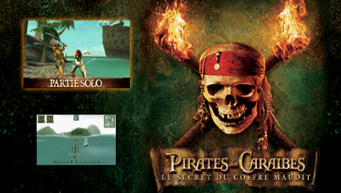 Pirates of the Caribbean: Dead Man's Chest — Title screen