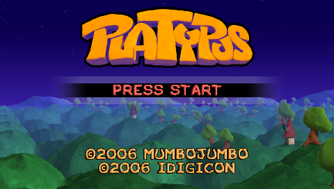 Platypus — Title screen