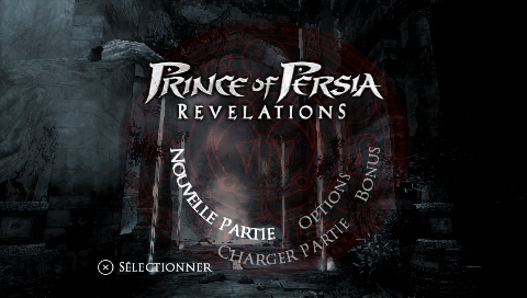 Prince of Persia : Revelations — Title screen