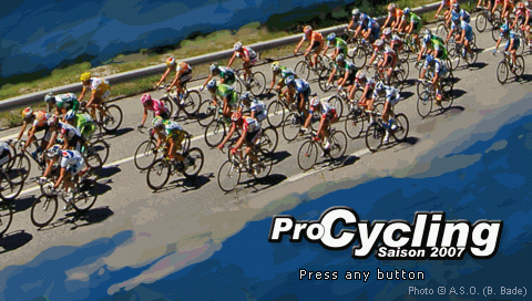 Pro Cycling Season 2007 - Le Tour de France — Title screen