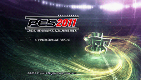 Pro Evolution Soccer 2011 — Title screen