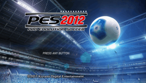 Pro Evolution Soccer 2012 — Title screen