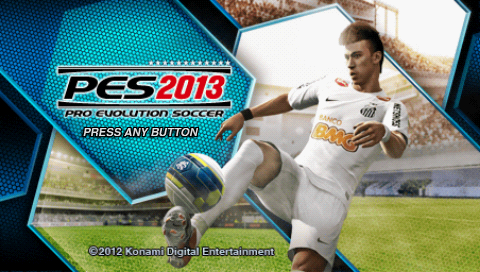 Pro Evolution Soccer 2013 — Title screen
