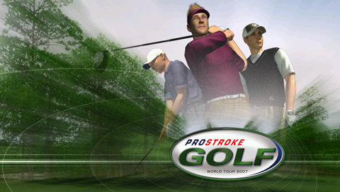 Pro Stroke Golf : World Tour 2007 — Title screen