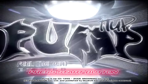 Pump It Up - Exceed Portable — Title screen